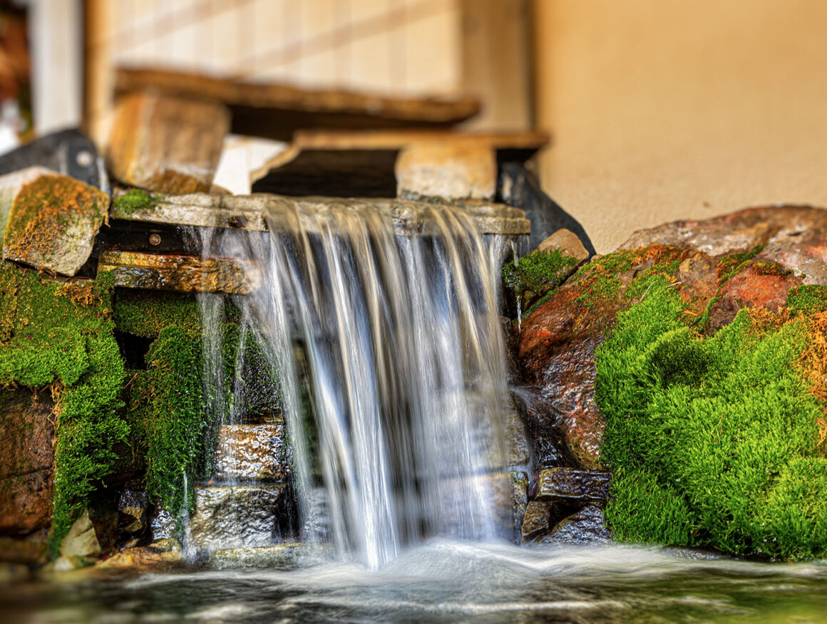 Japanese Palace, Fort Worth - Front Waterfall